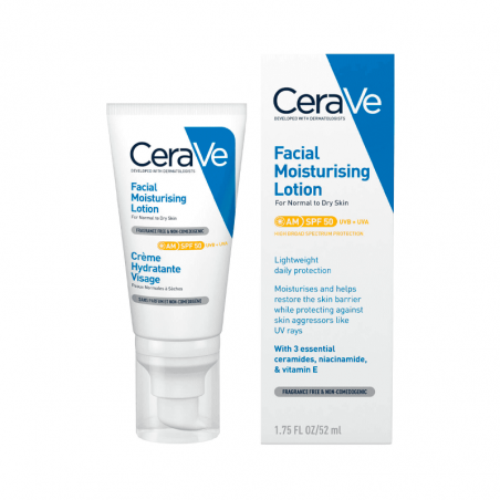 CeraVe Creme Hidratante Facial SPF50 52ml