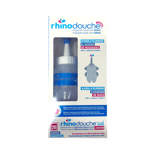 RhinoDouche Júnior Sistema Lavagem Nasal + 26 Saquetas