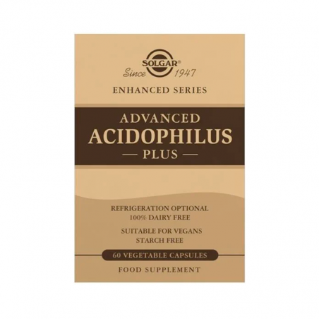 Solgar Advanced Acidophilus Plus 60 cápsulas