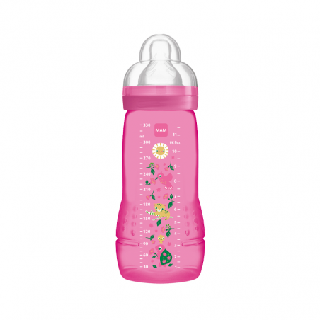 Mam Baby Bottle Easy Active Pink +4M 330ml