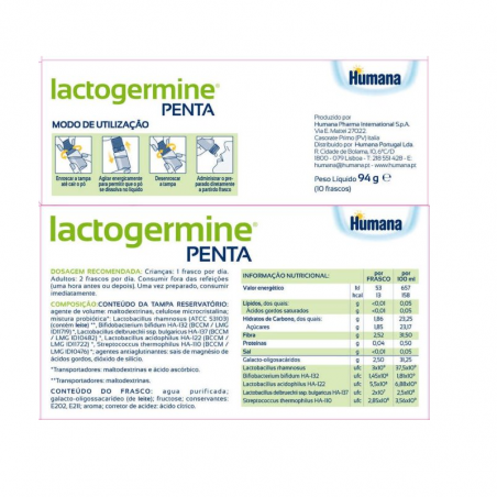 Lactogermine Penta 10 vials