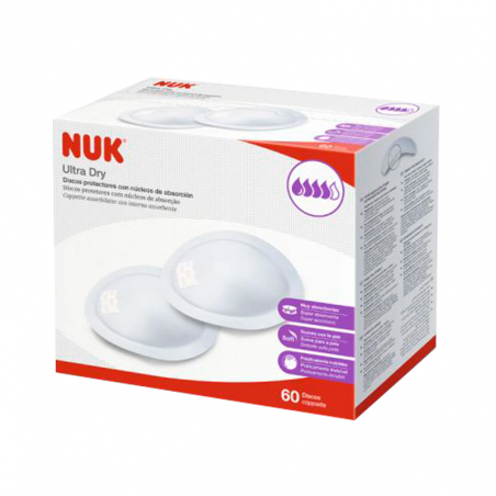 Nuk Ultra Dry Protective Discs 60 units