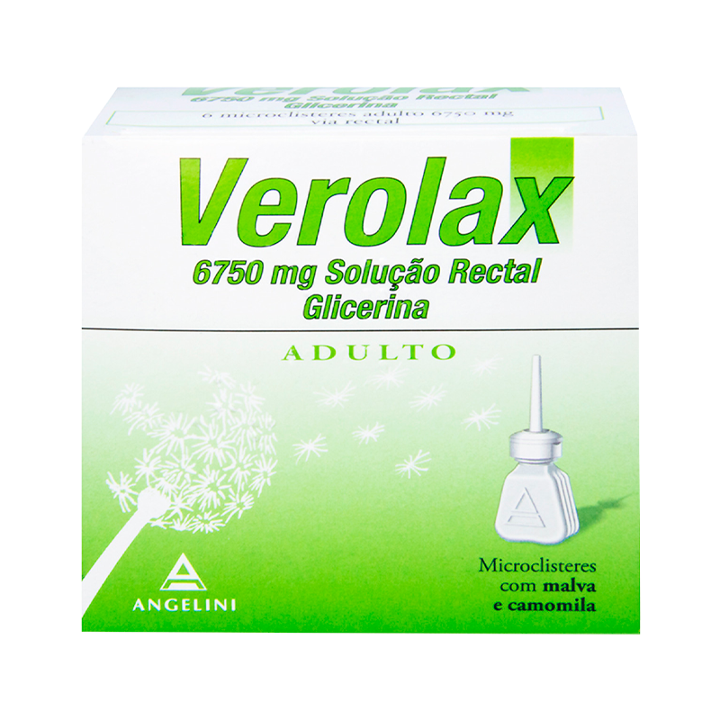 Verolax Adulto Solução Rectal 6 microclisteres