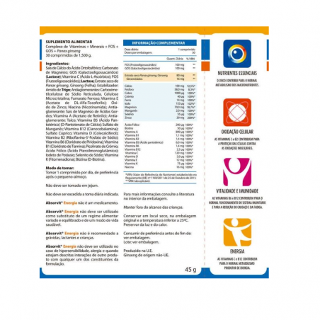 Absorbit Energy 30 comprimidos Absorbit Energy 30 comprimidos