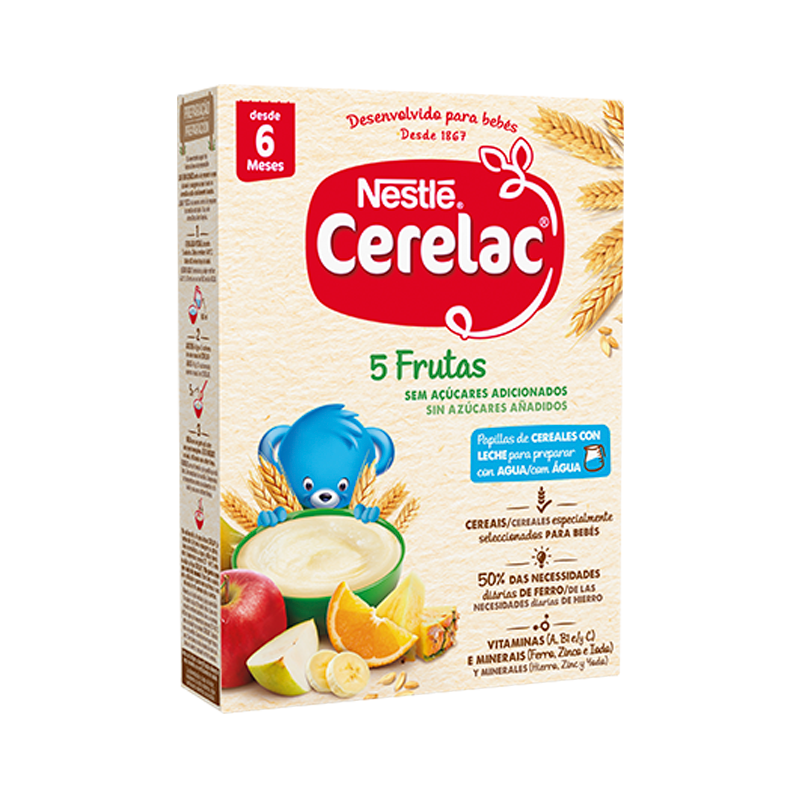 Cerelac 5 Milky Fruits 6m + 250g