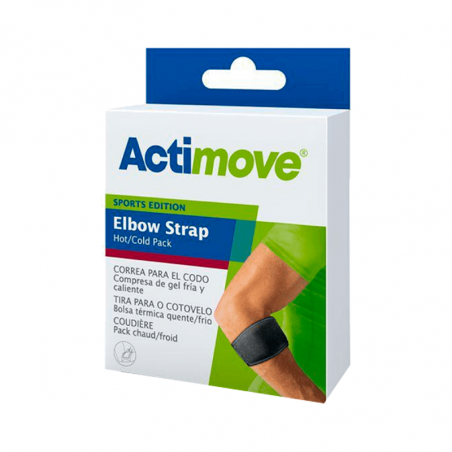 Actimove Sport Edition Adjustable Elbow Strap Black