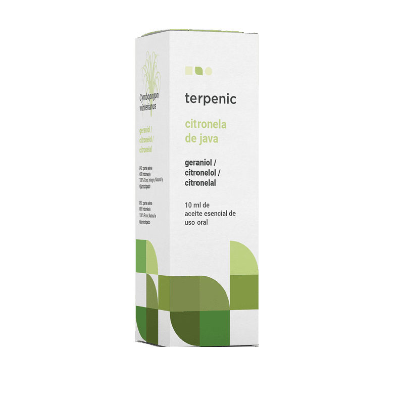 Terpenic Óleo Essencial Citronela Java Bio 10ml