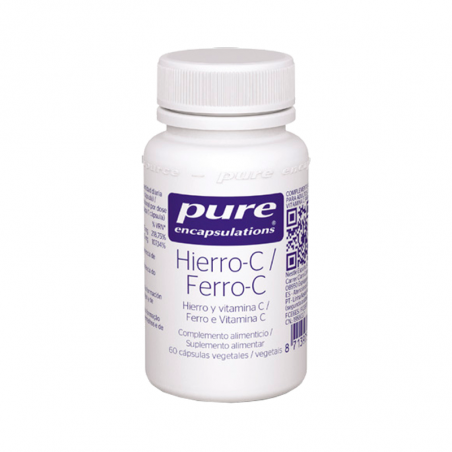 Pure Encapsulations Ferro-C 60 gélules