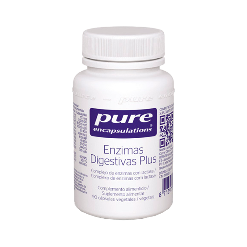 Pure Encapsulations Enzimas Digestivas Plus 90 cápsulas