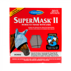 Supermask II Avec Oreillettes Cheval 400-550kg