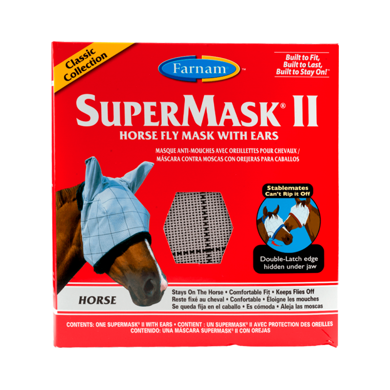 Supermask II Con Orejeras Caballo 400-550kg
