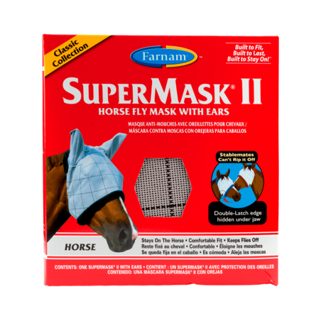 Supermask II Avec Oreillettes Cheval 400-500kg