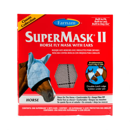 Supermask II Con Orejeras Caballo 400-550kg