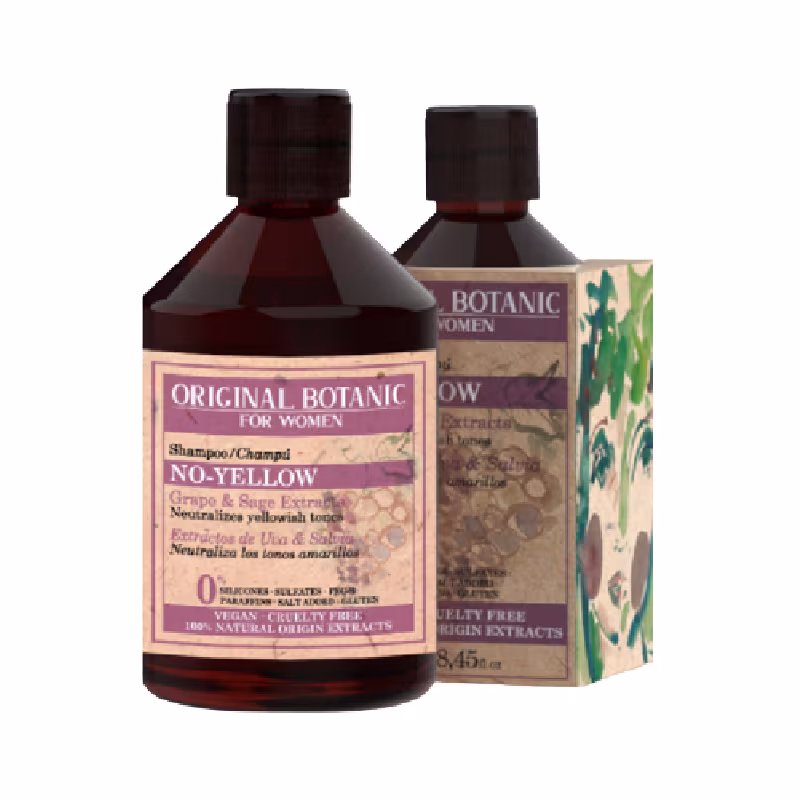 Original Botanic Champô Matificante No Yellow Mulher 250ml