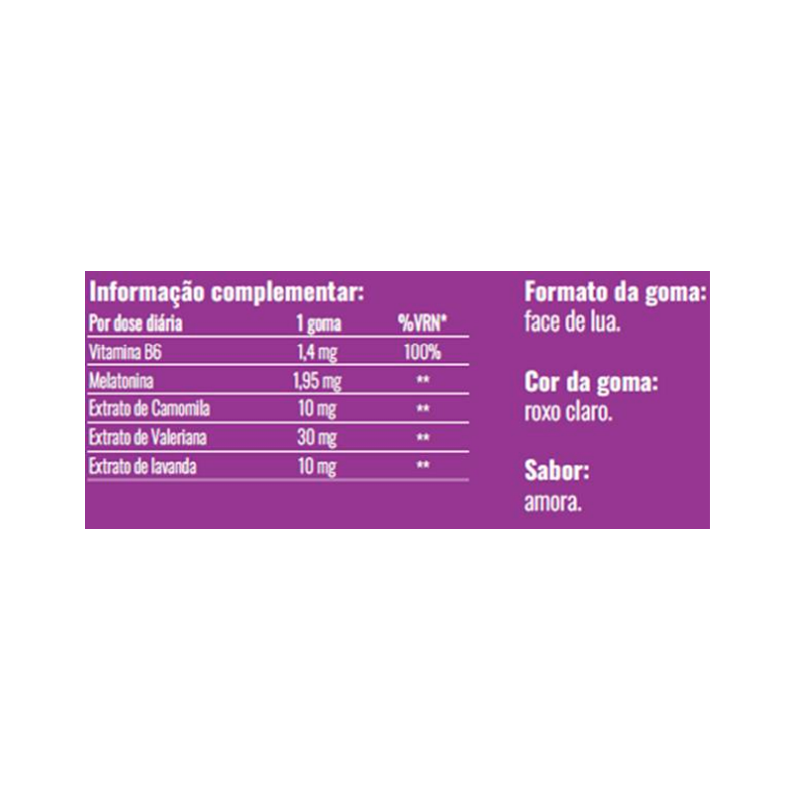 Lifergy Sommeil Rapide 60 gommes