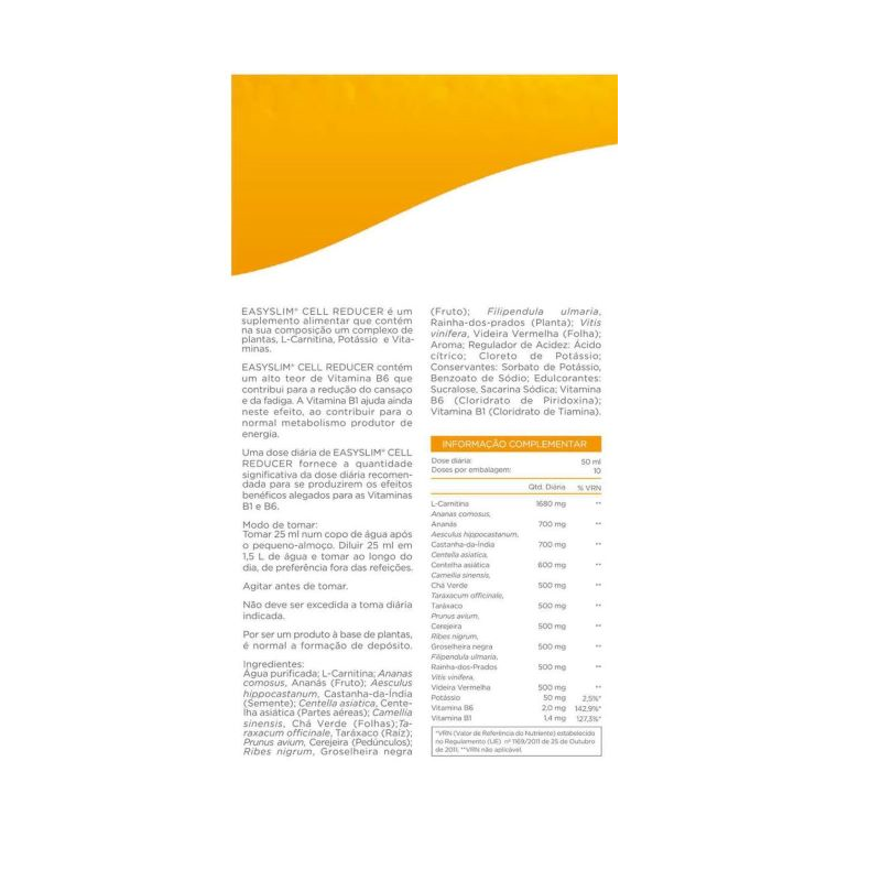 Easyslim Reductor Celular 500ml