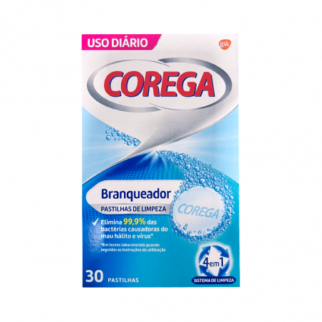 Corega Whitening 30 tablets