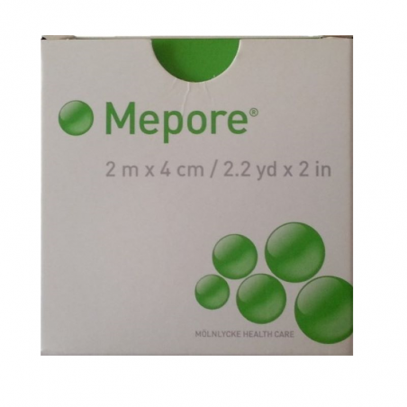 Banda adhesiva Mepore de 2 mx 4 cm