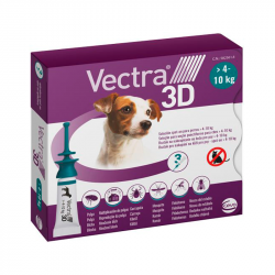 Vectra 3D Dog 4-10kg 12 pipettes