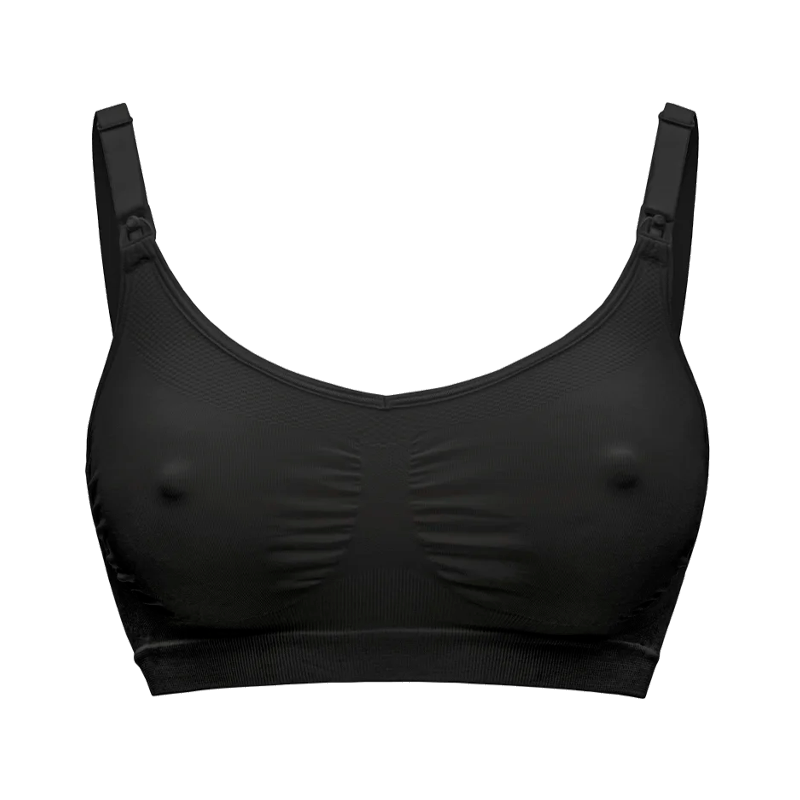 Sujetador de maternidad y lactancia Keep Cool de Medela , transpirable, L, negro