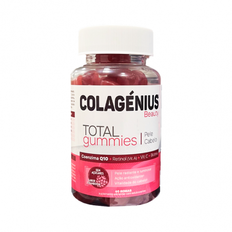 Colagénius Beauty Total Gummies 60 gummies Raspberry Flavor