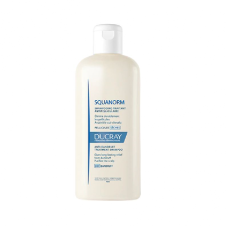 Ducray Squanorm Shampoing Pellicules Sèches 200 ml