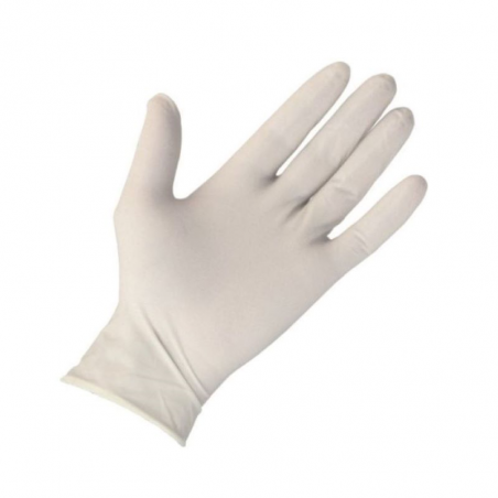 Guantes de Látex No Estériles Sin Polvo Talla S 100 unidades