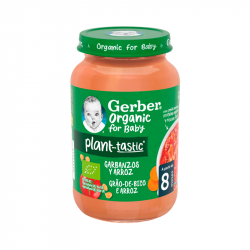 Nestlé Gerber Organic Grão de Bico Arroz 190g