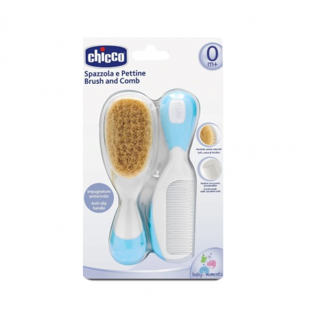 Chicco Natural Bristle Comb and Brush