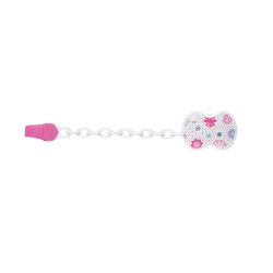 Chicco Clip with Pink Chain