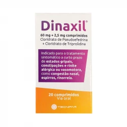 Dinaxil 60mg+2.5mg 20 tablets