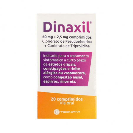 Dinaxil 60mg+2,5mg 20 comprimidos