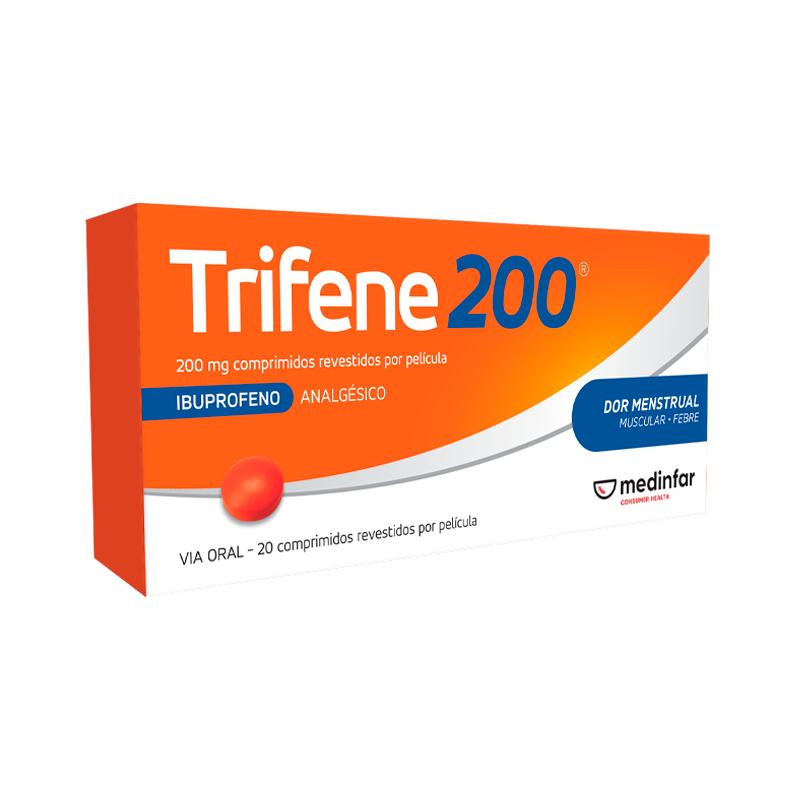 Trifene 200 20 Comprimidos Revestidos