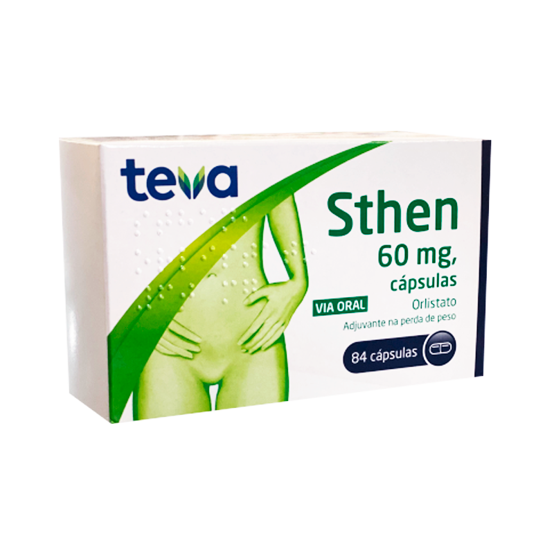 Teva Sthen Orlistato 60mg 84 cápsulas