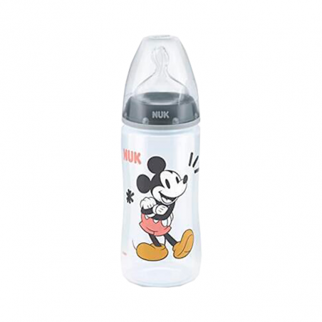 Nuk Disney Mickey First Choice Biberón Silicona 6-18m 300ml