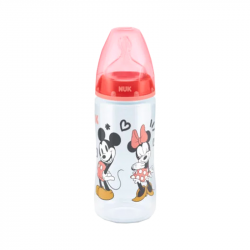 Nuk Disney Minnie and Mickey First Choice Silicone Bottle 6-18m 300ml