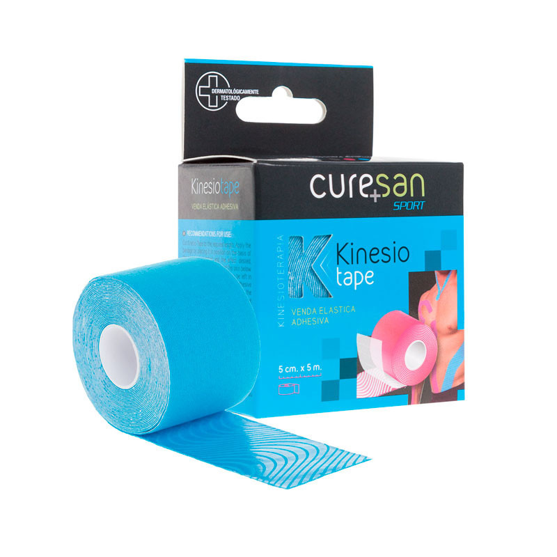 Kinesio Tape Curesan Sport Azul 5x5cm