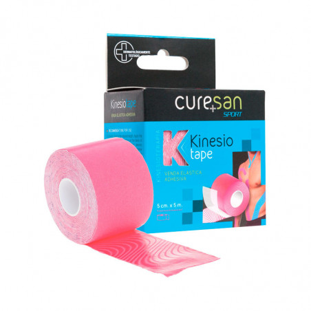 Kinesio Tape Curesan Sport Rosa 5x5cm