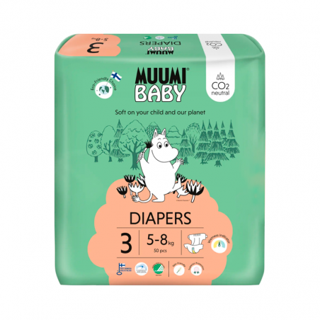 Muumi Baby T3 5-8Kg 50 Diapers