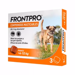 Frontpro 4-10kg 3 comprimidos mastigáveis