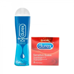 Durex Play Lubricante Íntimo Original + Preservativos Soft Sensitive