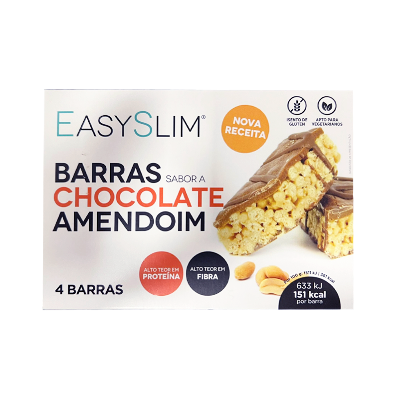 Easyslim Barres au Chocolat et aux Cacahuète 4x42g