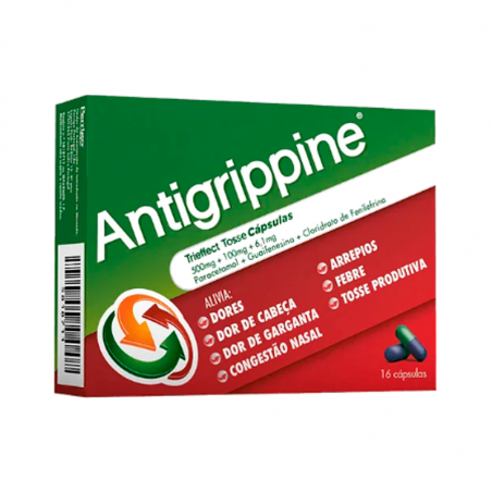 Antigrippine Trieffect Tos 16 cápsulas