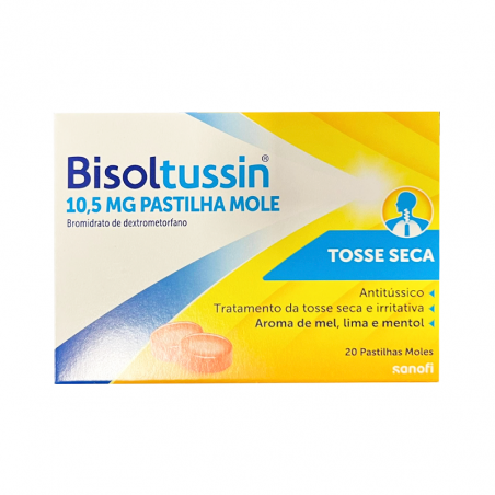 Bisoltussin 10,5 mg comprimidos blandos 20 unidades