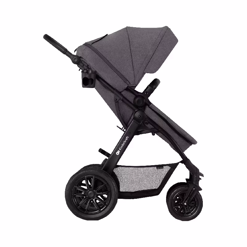 Kinderkraft Xmoov Carrinho de Passeio Trio Cinzento Escuro