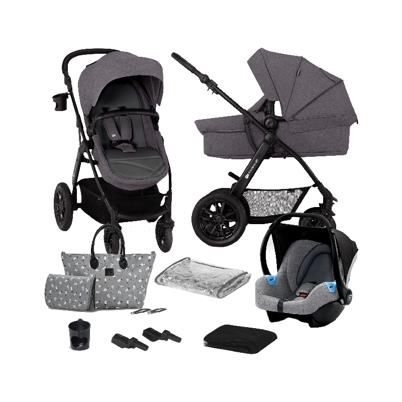 Kinderkraft Xmoov Cochecito Trio Gris Oscuro