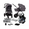 Kinderkraft Xmoov Cochecito Trio Gris Oscuro