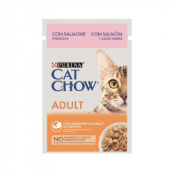 Gelatina Cat Chow Adult Salmón 26x85g