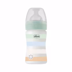 Chicco Well-Being Biberão Fluxo Normal 0m+ 150ml Verde