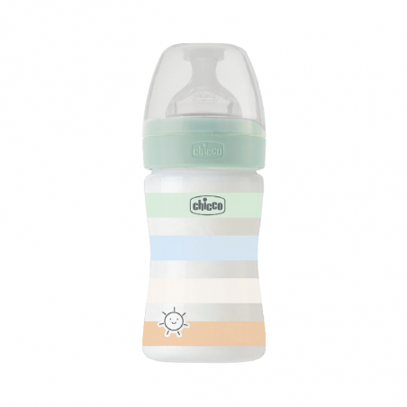 Chicco Well-Being Biberón Flujo Normal 0m+ 150ml Verde